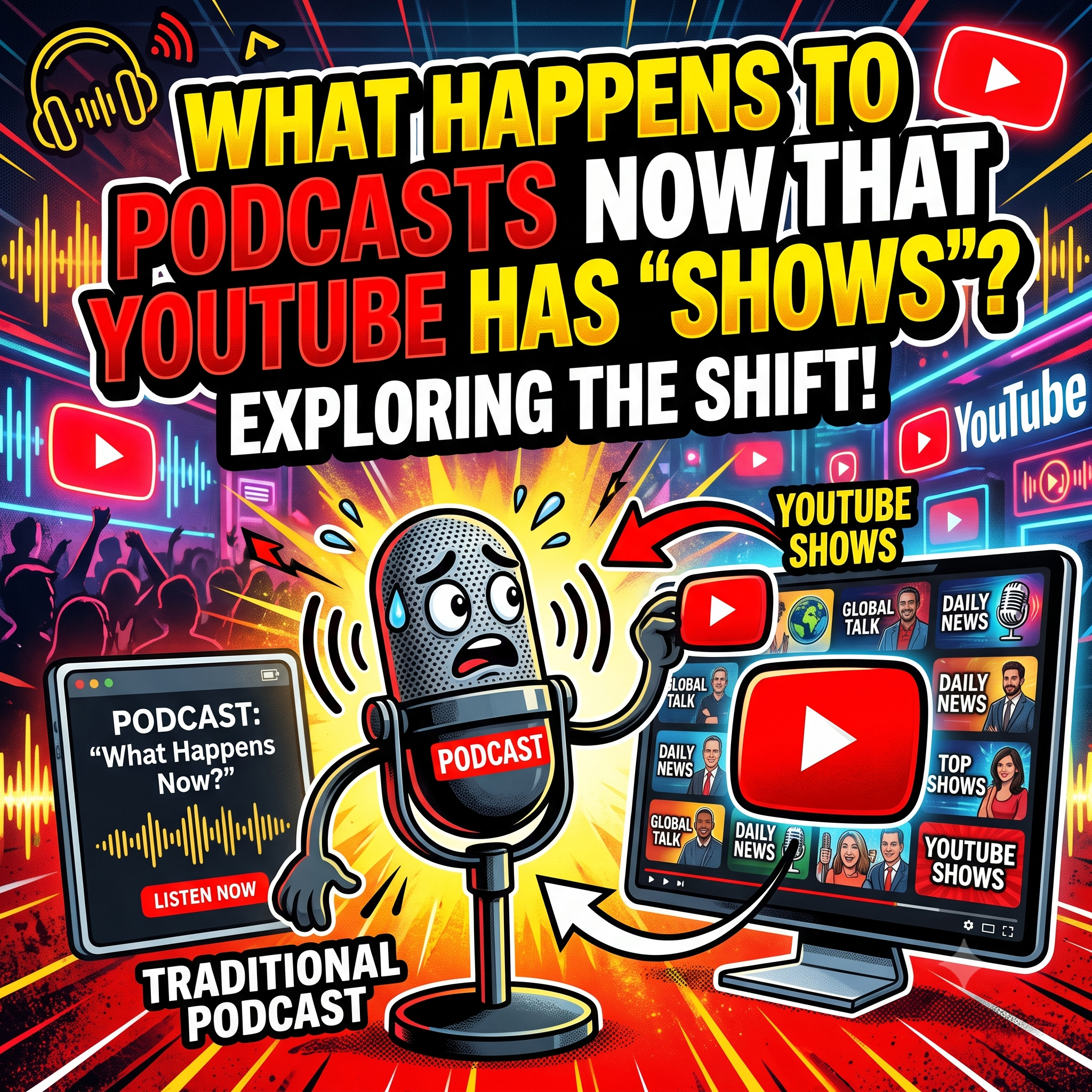 YouTube Shows vs Podcasts